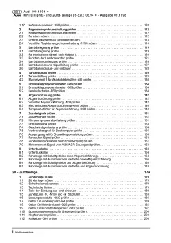 Audi 100 4A 1994-1997 MPI Einspritz- Zündanlage 163-174 PS Reparaturanleitung