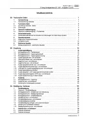 Audi A1 8X (10-18) 5 Gang Schaltgetriebe 02T 0DF Kupplung Reparaturanleitung PDF