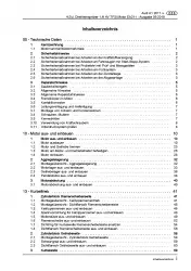 Audi A1 Typ 8X (10-18) 4-Zyl. 1,4l Benzinmotor 125-140 PS Reparaturanleitung PDF