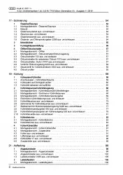 Audi A1 8X 2010-2018 4-Zyl. 1,8l 2,0l Benzinmotor 231 PS Reparaturanleitung PDF