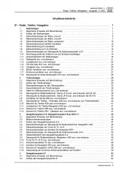 Audi A2 Typ 8Z 1999-2005 Radio Navigation Kommunikation Reparaturanleitung PDF