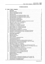 Audi A3 Typ 8L 1996-2006 Radio Navigation Kommunikation Reparaturanleitung PDF