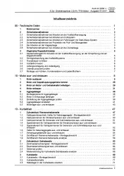 Audi A3 8P 2003-2012 5-Zyl. 2,5l Benzinmotor 340-360 PS Reparaturanleitung PDF