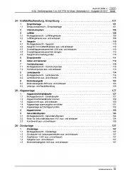 Audi A3 8P (03-12) 1,8l 2,0l Benzinmotor 160-200 PS Reparaturanleitung PDF