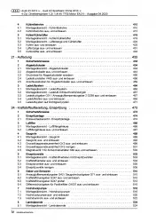 Audi A3 8V 2012-2020 1,2l 1,4l Benzinmotor 105-150 PS Reparaturanleitung PDF