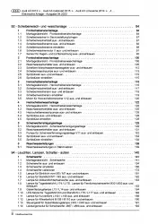 Audi A3 Cabriolet (14-20) Elektrische Anlage Elektrik Systeme Reparaturanleitung