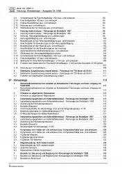 Audi A4 Typ 8D 1994-2002 Heizung Belüftung Klimaanlage Reparaturanleitung