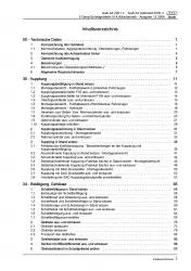 Audi A4 8E (00-08) 5 Gang Schaltgetriebe 01A 4WD Kupplung Reparaturanleitung PDF