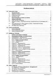 Audi A4 8E 2000-2008 Instandsetzung 6 Gang Automatik 09L Reparaturanleitung PDF