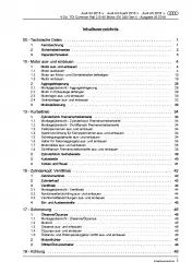 Audi A4 8W ab 2015 4-Zyl. 2,0l Dieselmotor TDI 122-190 PS Reparaturanleitung PDF