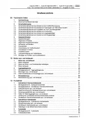 Audi A5 8F (09-16) 4-Zyl. Dieselmotor 2,0l TDI 120-177 PS Reparaturanleitung PDF