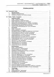 Audi A5 Typ F5 ab 2016 Radio Navigation Kommunikation Reparaturanleitung PDF
