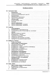 Audi A5 F5 ab 2016 Instandsetzung 6 Gang Schaltgetriebe Reparaturanleitung PDF