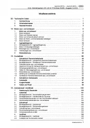 Audi A5 Typ F5 ab 2016 2,9l 3,0l Benzinmotor 355 PS Reparaturanleitung PDF