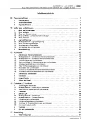 Audi A5 Typ F5 ab 2016 6-Zyl. Dieselmotor TDI 3,0l Reparaturanleitung PDF