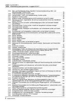 Audi A6 Typ 4F 2004-2011 Instandhaltung Inspektion Wartung Reparaturanleitung