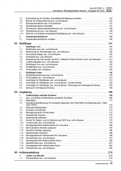 Audi A6 Typ 4F 2004-2011 Karosserie Montagearbeiten Außen Reparaturanleitung PDF