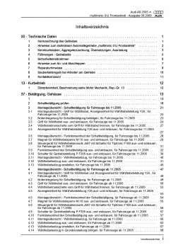 Audi A6 Typ 4F (04-11) Multitronic Getriebe 01J Frontantrieb Reparaturanleitung