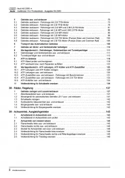 Audi A6 4F (04-11) Multitronic Getriebe 01J Frontantrieb Reparaturanleitung PDF