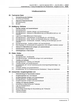 Audi A6 4F (04-11) Instandsetzung 6 Gang 0A3 Schaltgetriebe Reparaturanleitung