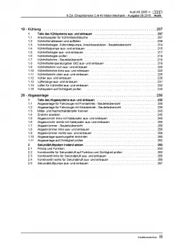 Audi A6 4F 2004-2011 6-Zyl. Benzinmotor 177 PS Mechanik Reparaturanleitung PDF