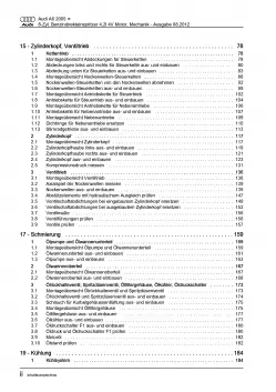 Audi A6 Typ 4F 2004-2011 8-Zyl. Benzinmotor 349 PS Mechanik Reparaturanleitung