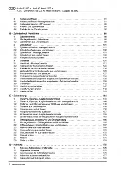 Audi A6 4F (04-11) 4-Zyl. Dieselmotor 136-170 PS Mechanik Reparaturanleitung PDF