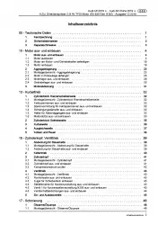 Audi A6 Typ 4K ab 2018 4-Zyl. 2,0l Benzinmotor Reparaturanleitung PDF