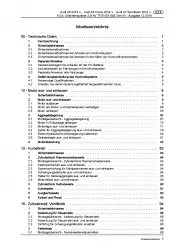 Audi A6 Typ 4K ab 2018 4-Zyl. 2,0l TFSI Benzinmotor Reparaturanleitung PDF