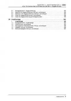 Audi A7 4G (10-18) 4-Zyl. Dieselmotor 2,0l TDI 136-163 PS Reparaturanleitung PDF