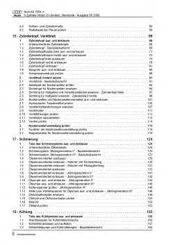 Audi A8 4D 1994-2002 6-Zyl. Benzinmotor Mechanik 193 PS Reparaturanleitung PDF