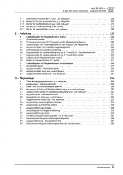 Audi A8 Typ 4D (94-02) 8-Zyl. 1,4l Dieselmotor TDI 100 PS Reparaturanleitung PDF