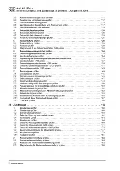 Audi A8 4D 1994-2002 Motronic Einspritz- Zündanlage 193 PS Reparaturanleitung