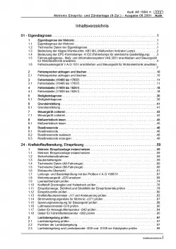 Audi A8 4D 1994-2002 Motronic Einspritz- Zündanlage Reparaturanleitung PDF