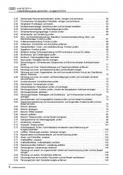 Audi A8 Typ 4H 2010-2017 Instandhaltung Inspektion Wartung Reparaturanleitung