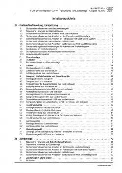 Audi A8 4H 2010-2017 Benzin Einspritz- Zündanlage 420-520 PS Reparaturanleitung