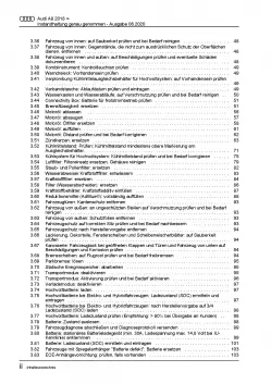 Audi A8 Typ 4N ab 2017 Instandhaltung Inspektion Wartung Reparaturanleitung PDF