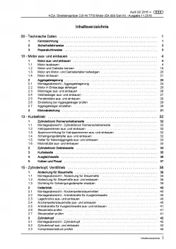 Audi Q2 Typ GA ab 2016 4-Zyl. 2,0l 4V TFSI Benzinmotor Reparaturanleitung PDF