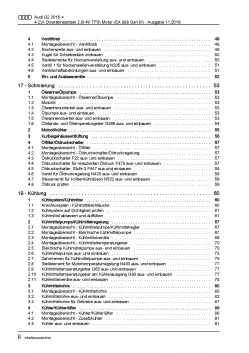 Audi Q2 Typ GA ab 2016 4-Zyl. 2,0l 4V TFSI DNUE Benzinmotor Reparaturanleitung