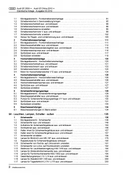 Audi Q5 Typ 8R 2008-2017 Elektrische Anlage Elektrik Systeme Reparaturanleitung