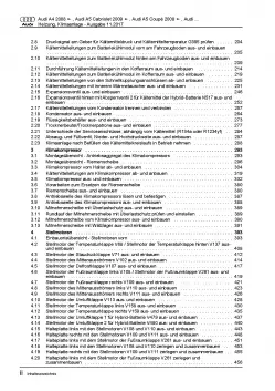 Audi Q5 Typ 8R 2008-2017 Heizung Belüftung Klimaanlage Reparaturanleitung