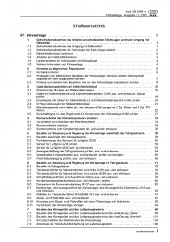 Audi Q5 Typ 8R 2008-2017 Lüftung Klimaanlage Reparaturanleitung PDF