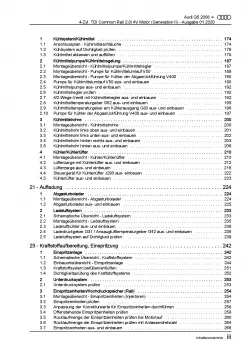 Audi Q5 8R 2008-2017 4-Zyl. 2,0l Dieselmotor 136-177 PS Reparaturanleitung PDF