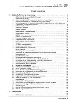 Audi Q5 8R 2008-2017 2,0l Diesel Einspritz- Vorglühanlage Reparaturanleitung PDF