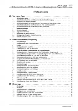 Audi Q5 8R (08-17) Simos Einspritz- Zündanlage 272-354 PS Reparaturanleitung PDF