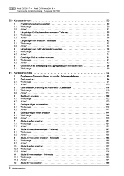 Audi Q5 Typ FY ab 2016 Karosserie Unfall Instandsetzung Reparaturanleitung PDF