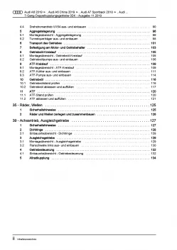 Audi Q5 FY ab 2016 7 Gang Automatikgetriebe DSG DKG 0DK Reparaturanleitung