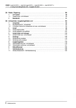 Audi Q5 Typ FY ab 2016 8 Gang Automatikgetriebe 0D5 Reparaturanleitung PDF