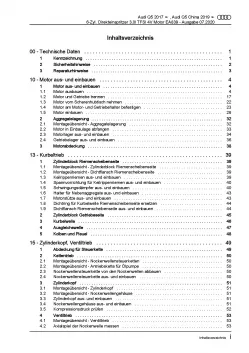 Audi Q5 Typ FY ab 2016 6-Zyl. 3,0l 4V Benzinmotor TFSI Reparaturanleitung PDF
