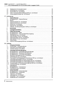 Audi Q5 Typ FY ab 2016 6-Zyl. 3,0l 4V Benzinmotor TFSI Reparaturanleitung PDF